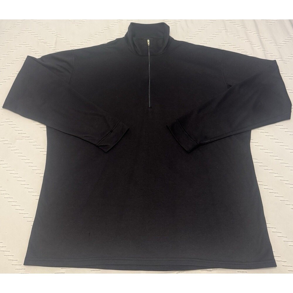 Patagonia Capilene Quarter Zip Pullover Black Men’s Size Large Hiking Vintage